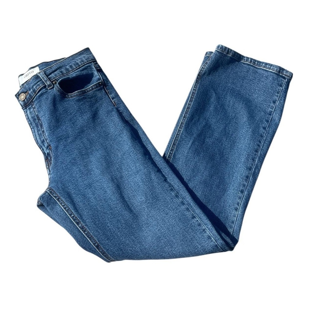 Medium blue wash bootcut women’s jeans by‎ ORFEO Lina size 26